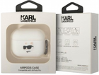Etui CG Mobile Karl Lagerfeld Silicone Choupette Head 3D KLAPRUNCHH do AirPods Pro Biały (3666339087937) - obraz 3