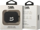 Etui CG Mobile Karl Lagerfeld Silicone Choupette Head 3D KLAPRUNCHK do AirPods Pro Czarny (3666339087906) - obraz 3