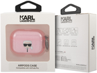 Чохол CG Mobile Karl Lagerfeld Glitter Karl`s Head KLAPUKHGP для AirPods Pro Pink (3666339030322) - зображення 3