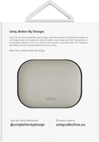 Чохол Uniq Lino Silicone для AirPods Pro 2 Beige (8886463683538) - зображення 6