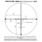 Прилад оптичний Vortex Viper PST Gen II 1-6x24 SFP VMR-2 MRAD IR (PST-1607) - зображення 4