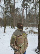 Кофта армейская из флиса для ЗСУ с накладками на плечах и локтях 56 размера цвета мультикам 2744 - изображение 6