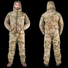 Тактичний Зимовий військовий костюм з тепловідбійною підкладкою Omni Hit Multicam Куртка з капюшоном та зимові штани Ріп Стоп XL Мультикам HWMRZZ0026800-2 - зображення 2