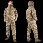 Тактичний Зимовий військовий костюм з тепловідбійною підкладкою Omni Hit Multicam Куртка з капюшоном та зимові штани Ріп Стоп XL Мультикам HWMRZZ0026800-2 - зображення 5