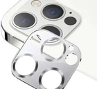 Zestaw szkieł hartowanych USAMS Camera Lens Glass do aparatu iPhone 12 Pro Max metal srebrny (6958444940267) - obraz 1