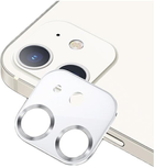 Zestaw szkieł hartowanych USAMS Camera Lens Glass do aparatu iPhone 12 metal biały (6958444939407) - obraz 1
