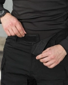 Тактичні штани чоловічі BEZET Штурм 9650 XL Чорні (2000105900913) - зображення 13