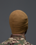 Шапка военная флисовая мужская BEZET 9843 One Size Песочная (2000124224052) - изображение 5