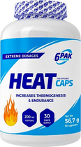 Дієтична добавка 6PAK Nutrition Heat Caps 90 капсул (5902811809672) - зображення 1