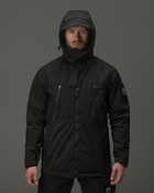 Тактична куртка чоловіча BEZET Techwear 1058 M Чорна (2000377854679) - зображення 5