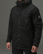 Тактична куртка чоловіча BEZET Techwear 1058 XS Чорна (2000377854709) - зображення 8