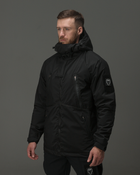 Тактична куртка чоловіча BEZET Techwear 1058 XS Чорна (2000377854709) - зображення 4