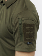 Мужское тактическое поло с коротким рукавом XXL цвет хаки Flas ЦБ-00215124 - изображение 2