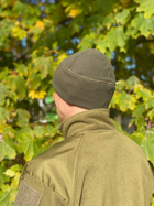 Військова шапка під шолом на флісі 300г/м Dark Olive Розмір 55-57 - зображення 6