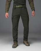 Тактичні штани чоловічі утеплені BEZET Патрон 2.0 9585 XS Хакі (ROZ6501047288) - зображення 3