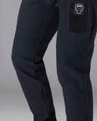 Тактические штаны утепленные мужские BEZET Капеллан 9821 4XL Синие (ROZ6501047306) - изображение 11