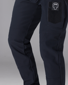 Тактичні штани чоловічі утеплені BEZET Капеллан 9821 3XL Сині (ROZ6501047312) - зображення 11