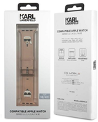 Pasek Karl Lagerfeld Silicone Karl & Choupette Heads KLAWMSLCKP do Apple Watch Series 1/2/3/4/5/6/7/SE 38-41 mm Różowy (3666339031565) - obraz 2