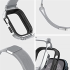 Ремінець з чохлом Spigen Metal Fit Pro ACS04584 для Apple Watch Series 7/8/9 45 мм Silver (8809811861396) - зображення 12