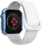 Etui Spigen Thin Fit ACS04176 do Apple Watch 7 45 mm Niebieski (8809811857610) - obraz 4