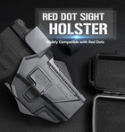 Кобура пластикова Amomax для Glock 17/19 AM-RDS-GAG - изображение 5