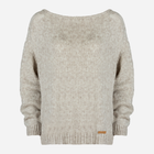 Sweter damski ciepły Kamea K.21.601.03 One Size Beżowy (5903246742138) - obraz 1