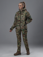 Тактична куртка жіноча BEZET Робокоп 2.0 9582 XS Камуфляжна (ROZ6501048891) - зображення 3