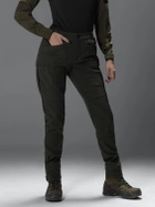 Тактичні штани жіночі BEZET Капеллан 6274 4XL Хакі (ROZ6501048940) - зображення 4