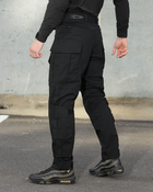 Тактичні штани чоловічі BEZET Штурм 9650 M Чорні (2000140466313) - зображення 7