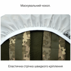 Тактический маскировочный чехол на рюкзак 20-40 литров DERBY Mask-M - изображение 3
