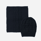 Комплект шапка + хомут Art Of Polo cz19805 One Size Чорний (5902021131587) - зображення 1