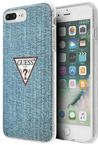 Etui Guess Jeans Collection do Apple iPhone 7 Plus/8 Plus Light blue (3700740484722) - obraz 1