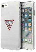 Etui Guess Triangle Collection do Apple iPhone 7/8/SE 2020/SE 2022 White (3700740484661) - obraz 1
