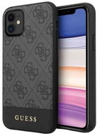 Панель Guess 4G Stripe Collection для Apple iPhone 11 Сірий (3700740469774) - зображення 1