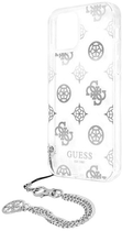 Etui Guess Peony Chain Collection do Apple iPhone 12 Pro Max Silver (3666339003838) - obraz 2