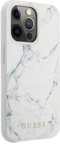 Панель Guess Marble для Apple iPhone 12 Pro Max Біла (3700740481714)