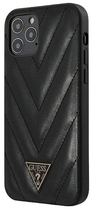 Панель Guess V-Quilted Collection для Apple iPhone 12 Pro Max Чорний (3700740480366)