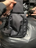 Мужская нагрудная сумка бананка с кобурой и быстрым открытием Tactica2 черный цвет - изображение 6