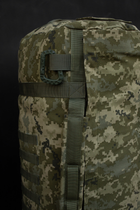 Військовий баул сумка рюкзак 100л Піксель - зображення 6