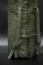 Військовий баул сумка армійська рюкзак 110 літрів олива - зображення 3