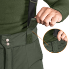 Тактичні утеплені зимові штани Camotec Olive M - зображення 5