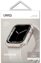 Etui Uniq Valencia do Apple Watch Series 4/5/6/7/8/SE/SE2 40-41 mm Starlight (8886463680032) - obraz 3