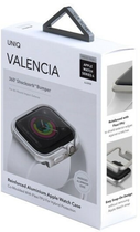 Чохол Uniq Valencia для Apple Watch Series 4/5/6/SE 44 мм Titanium Silver (8886463671184) - зображення 5