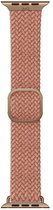 Ремінець Uniq Aspen Braided для Apple Watch Series 1/2/3/4/5/6/7/8/SE/SE2 38-41 мм Citrus Pink (8886463679470) - зображення 2