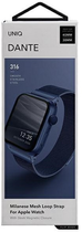 Ремінець Uniq Dante Stainless Steel для Apple Watch Series 1/2/3/4/5/6/7/8/SE/SE2 38-41 мм Cobalt Blue (8886463679173) - зображення 3