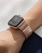 Pasek Uniq Dante Stainless Steel do Apple Watch Series 1/2/3/4/5/6/7/8/SE/SE2 38-41 mm Różwo-złoty (8886463669693) - obraz 3