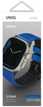 Pasek Uniq Linus Airosoft Silicone do Apple Watch Series 1/2/3/4/5/6/7/8/SE/SE2/Ultra 42-49 mm Niebieski (8886463684382) - obraz 3