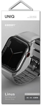 Ремінець Uniq Linus Airosoft Silicone для Apple Watch Series 1/2/3/4/5/6/7/8/SE/SE2/Ultra 42-49 мм Chalk Grey (8886463680926) - зображення 2