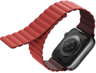 Pasek Uniq Revix Reversible Magnetic do Apple Watch Series 1/2/3/4/5/6/7/8/SE/SE2 38-41 mm Bordowy-koralowy (8886463679098)