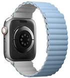 Ремінець Uniq Revix Reversible Magnetic для Apple Watch Series 1/2/3/4/5/6/7/8/SE/SE2/Ultra 42-49 мм White Blue (8886463680292) - зображення 4